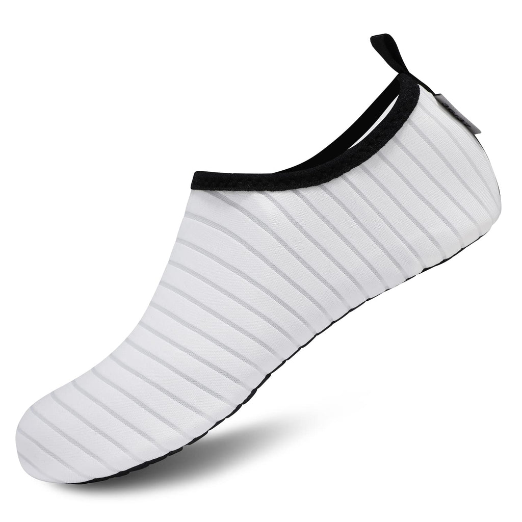 VIFUUR Water Shoes for Men Women Barefoot Quick Dry Aqua Socks Slip On | Lightweight, Breathable Upper, Flexible Sole, Drainage Design, Easy Slip-On Fit for Water Activities