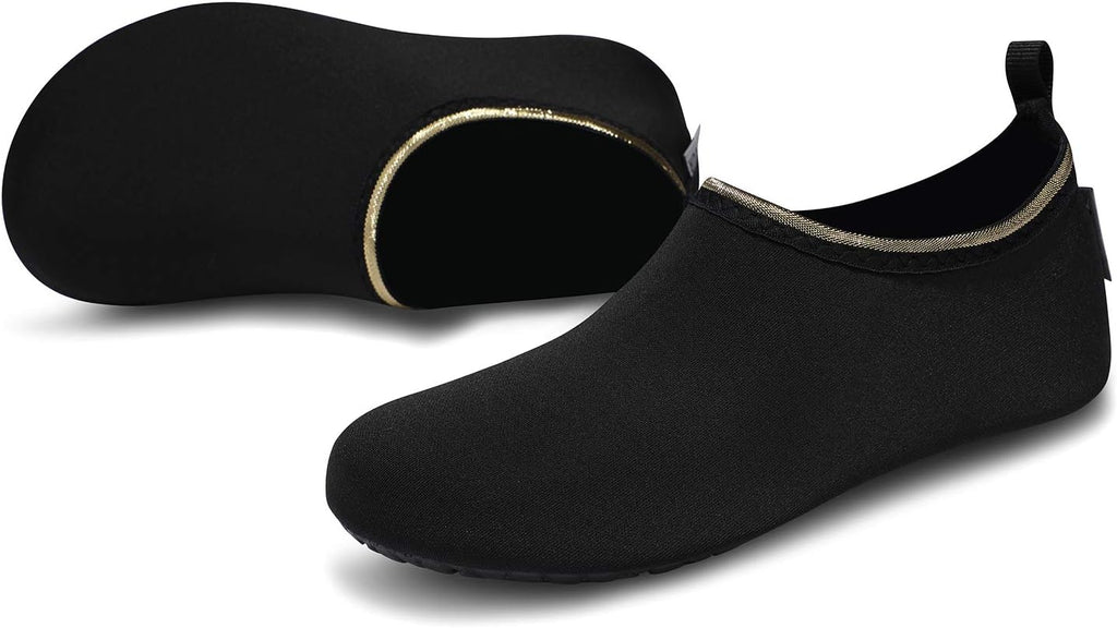 VIFUUR Water Shoes for Men Women Barefoot Quick Dry Aqua Socks Slip On | Lightweight, Breathable Upper, Flexible Sole, Drainage Design, Easy Slip-On Fit for Water Activities