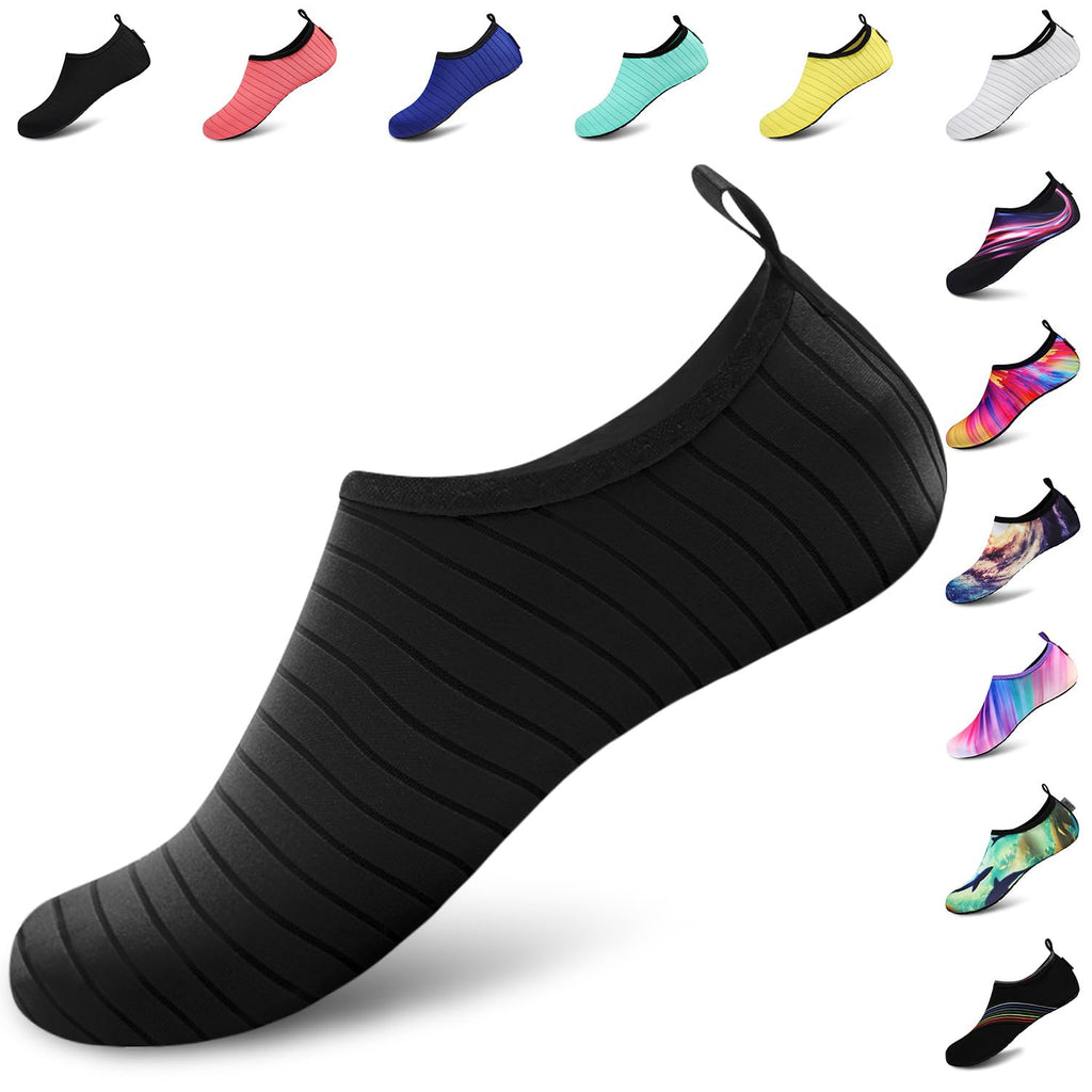 VIFUUR Water Shoes for Men Women Barefoot Quick Dry Aqua Socks Slip On | Lightweight, Breathable Upper, Flexible Sole, Drainage Design, Easy Slip-On Fit for Water Activities