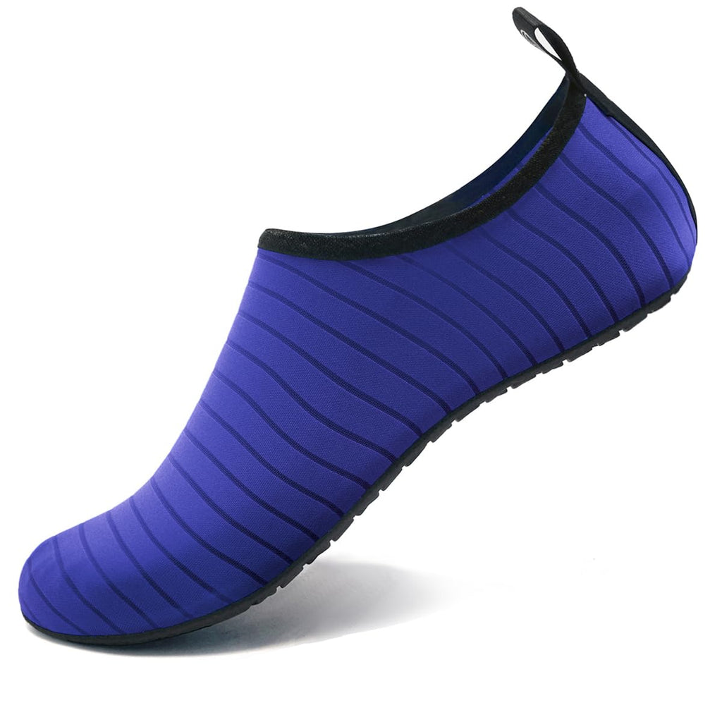 VIFUUR Water Shoes for Men Women Barefoot Quick Dry Aqua Socks Slip On | Lightweight, Breathable Upper, Flexible Sole, Drainage Design, Easy Slip-On Fit for Water Activities