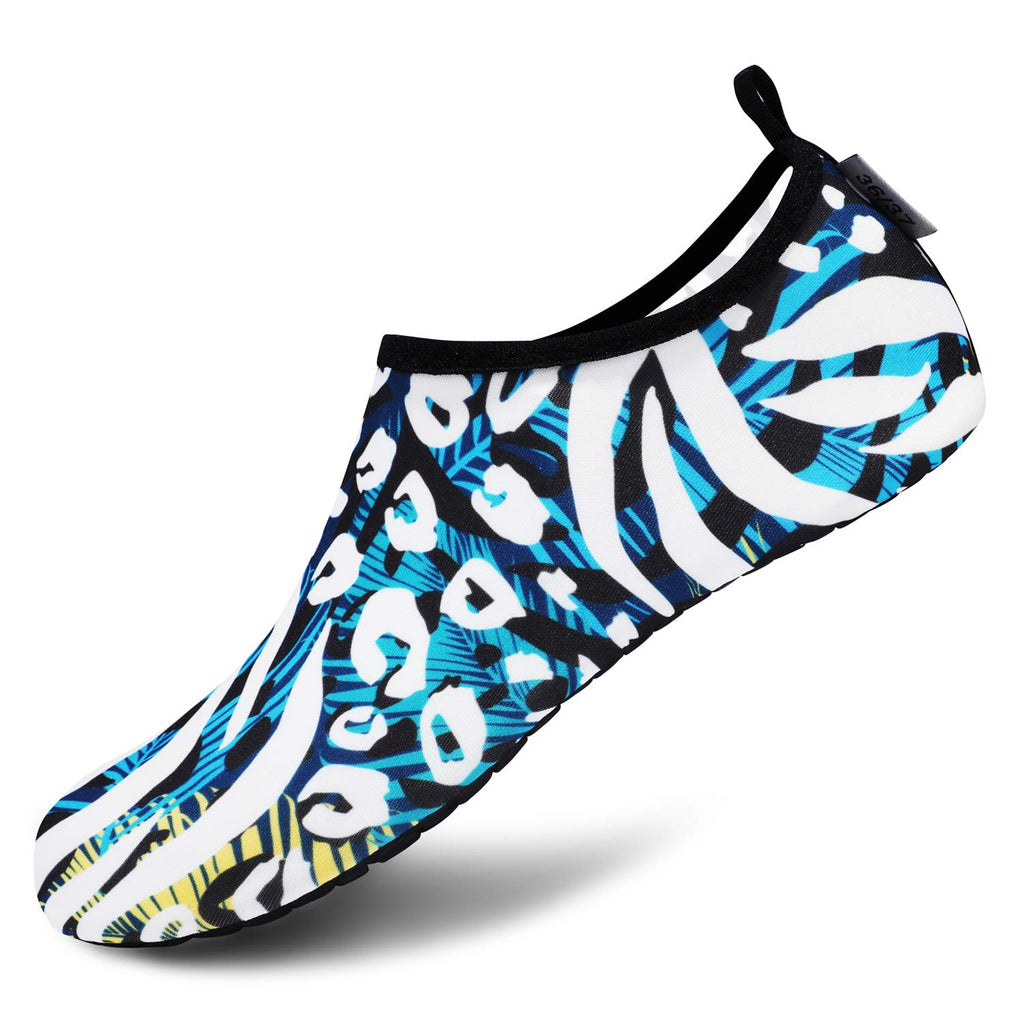 VIFUUR Water Shoes for Men Women Barefoot Quick Dry Aqua Socks Slip On | Lightweight, Breathable Upper, Flexible Sole, Drainage Design, Easy Slip-On Fit for Water Activities