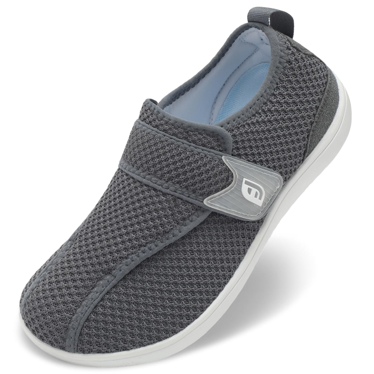 JOINFREE Diabetic Wide Walking Shoes Adjustable Upper for Women and Men | Wide Toe Box, Easy Entry, Zero Drop Non Slip Sole, Breathable Upper, Daily Wear, Swollen Feet, Edema, High Instep, Elderly