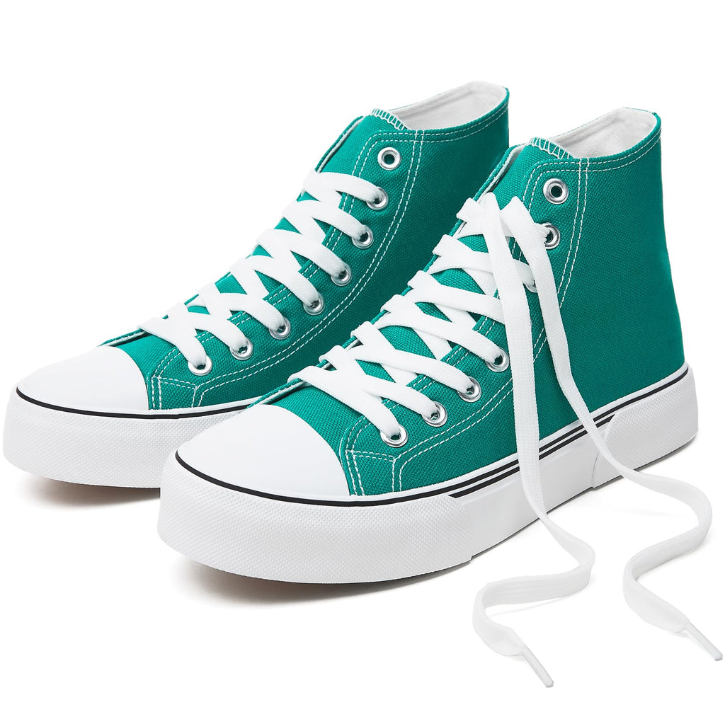 hash bubbie High Top Canvas Sneakers Fashion Walking Shoes | high tops non slip on walking breathable casual comfortable lace up tennis shoes