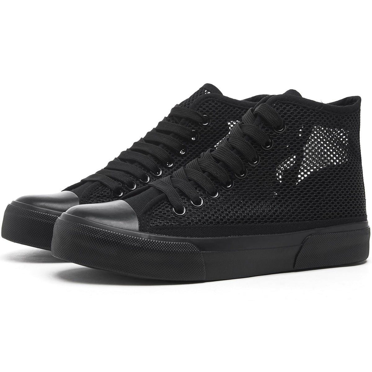 hash bubbie High Top Canvas Sneakers Fashion Walking Shoes | high tops non slip on walking breathable casual comfortable lace up tennis shoes
