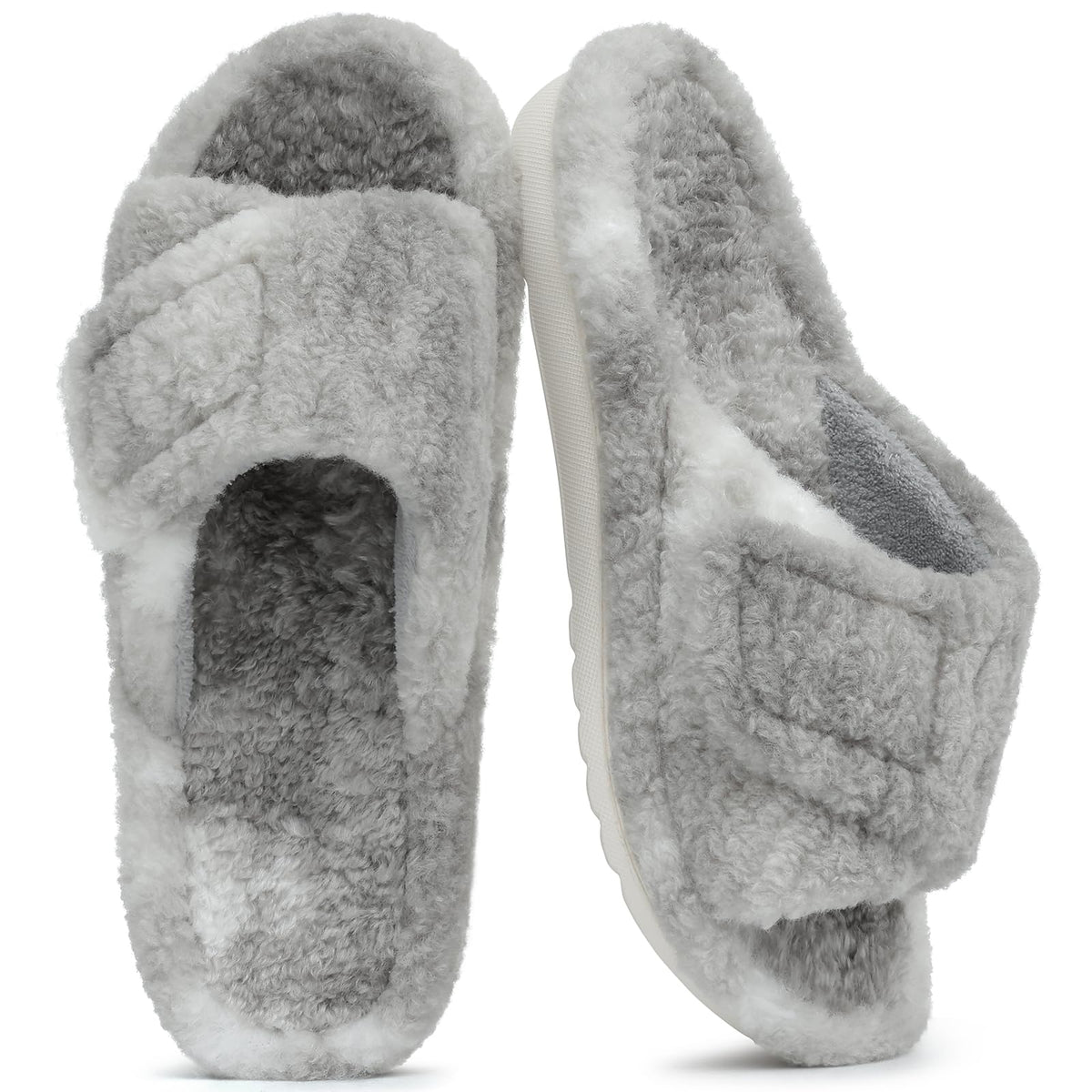 Unisex Orthopedic Slippers Arch Support Open Toe Shoes | Comfortable House Shoes Featuring Adjustable Straps, Cushioned Footbed and Soft Fit for Everyday Indoor and Outdoor Wear