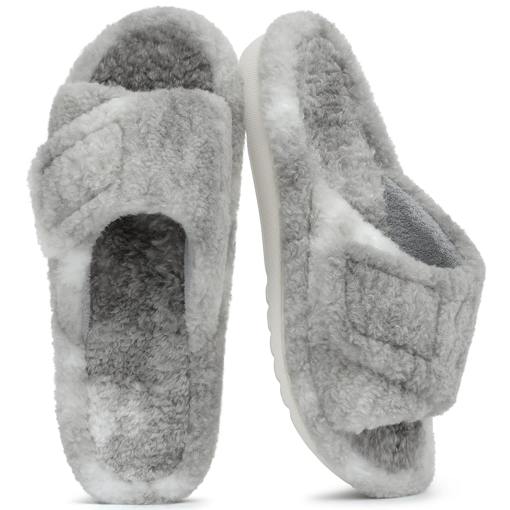 Unisex Orthopedic Slippers Arch Support Open Toe Shoes | Comfortable House Shoes Featuring Adjustable Straps, Cushioned Footbed and Soft Fit for Everyday Indoor and Outdoor Wear