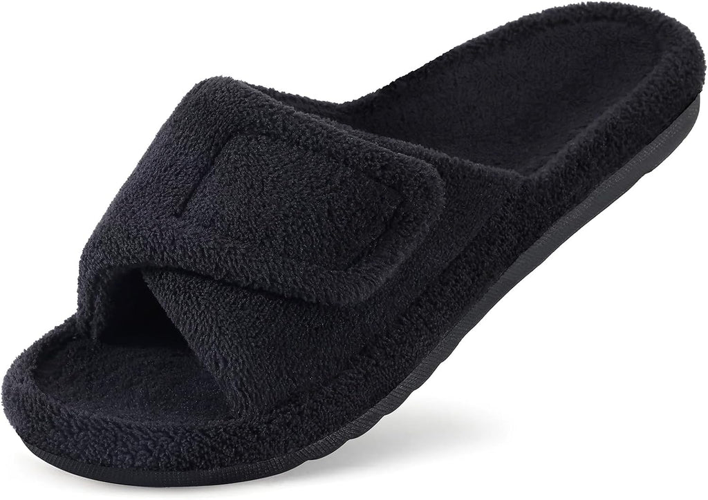 Unisex Orthopedic Slippers Arch Support Open Toe Shoes | Comfortable House Shoes Featuring Adjustable Straps, Cushioned Footbed and Soft Fit for Everyday Indoor and Outdoor Wear