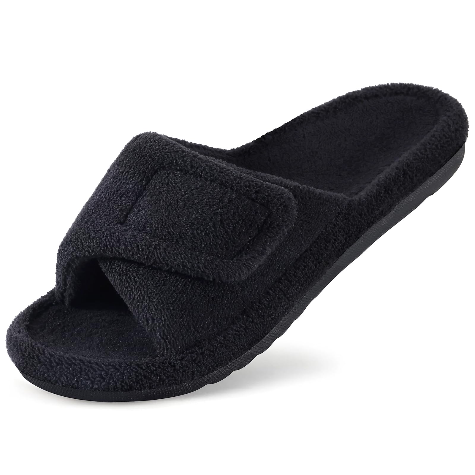 Unisex Orthopedic Slippers Arch Support Open Toe Shoes | Comfortable House Shoes Featuring Adjustable Straps, Cushioned Footbed and Soft Fit for Everyday Indoor and Outdoor Wear