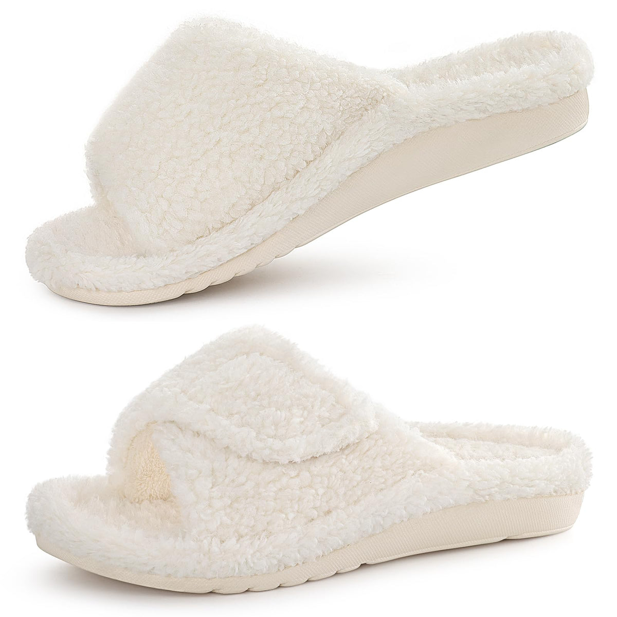 Unisex Orthopedic Slippers Arch Support Open Toe Shoes | Comfortable House Shoes Featuring Adjustable Straps, Cushioned Footbed and Soft Fit for Everyday Indoor and Outdoor Wear