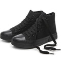 hash bubbie High Top Canvas Sneakers Fashion Walking Shoes | high tops non slip on walking breathable casual comfortable lace up tennis shoes