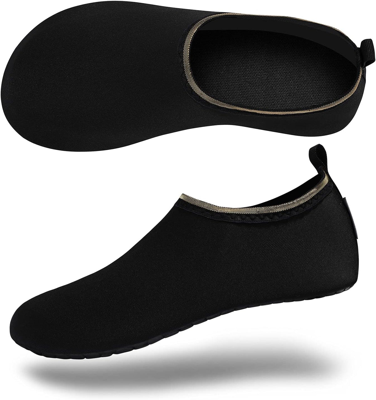 VIFUUR Water Shoes for Men Women Barefoot Quick Dry Aqua Socks Slip On | Lightweight, Breathable Upper, Flexible Sole, Drainage Design, Easy Slip-On Fit for Water Activities