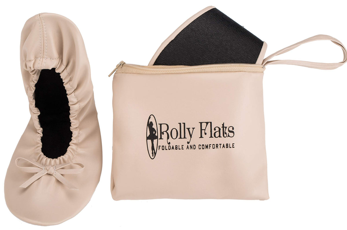 Women's Foldable Ballet Flats, Travel & Wedding Shoes, Fit in Your Purse