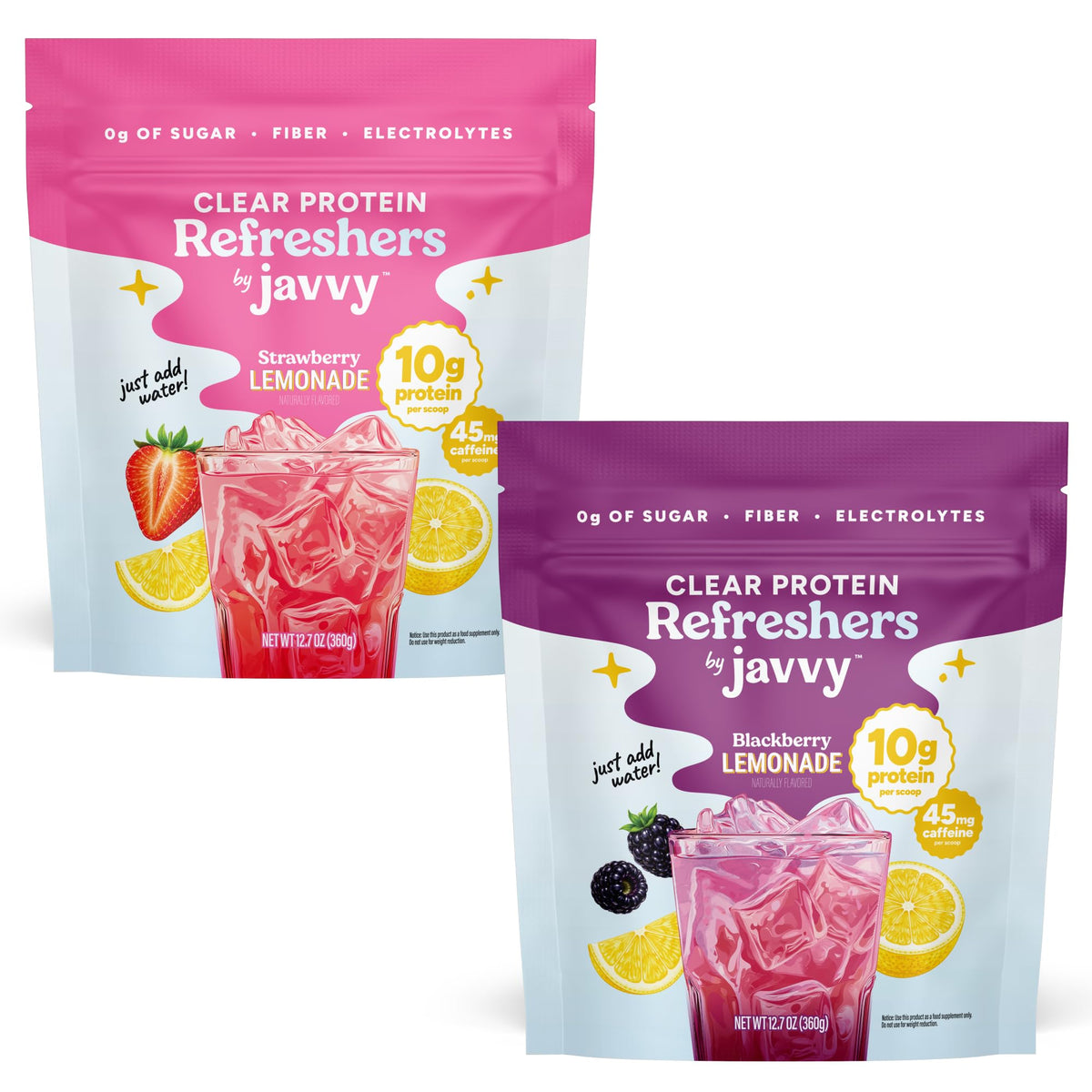 Javvy Clear Protein Powder with Clear Whey Protein, Pineapple Mango