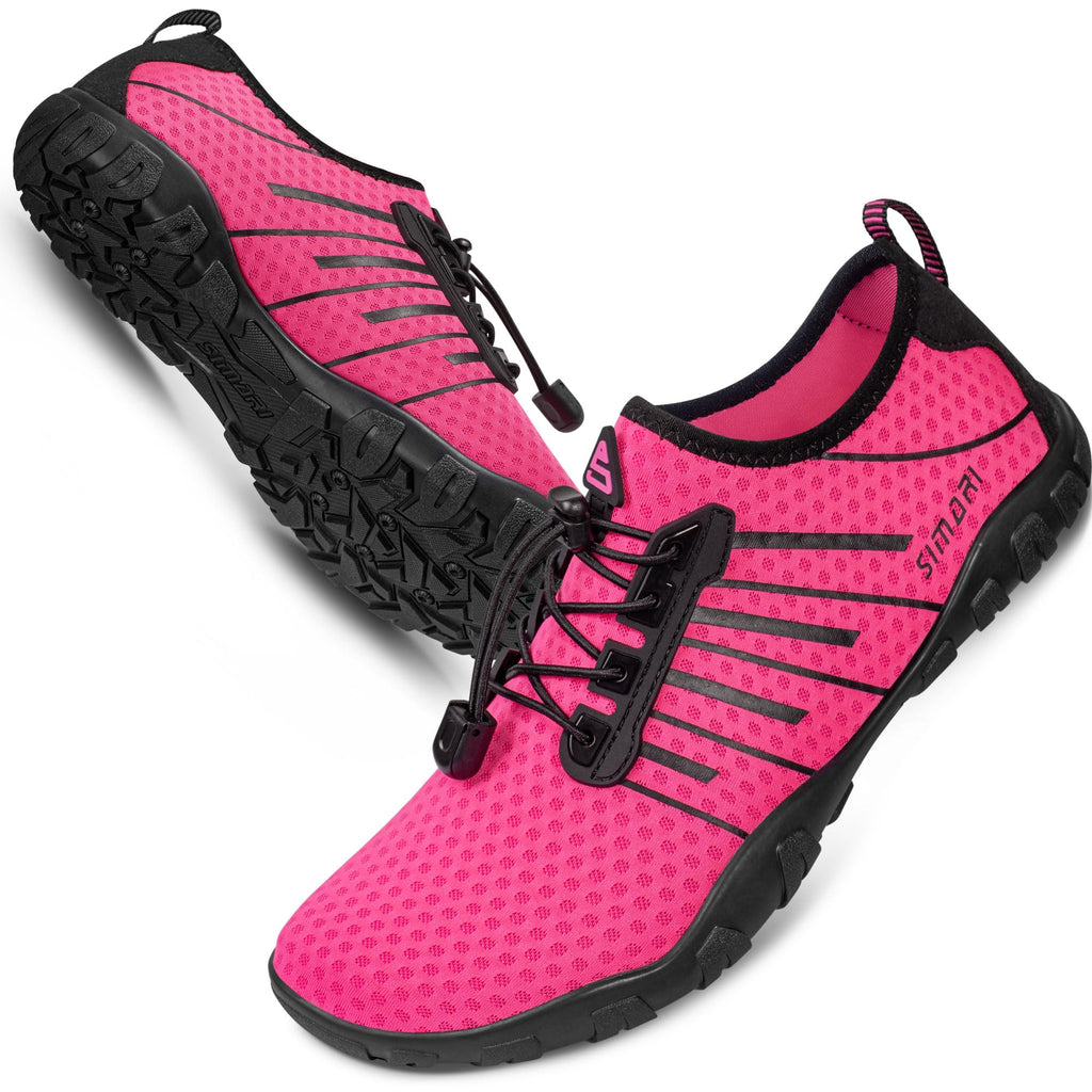 SIMARI Water Shoes for Women Men - Barefoot Quick-Dry Aqua Socks | Lightweight Swim Shoes for Surfing, Swimming, Beach Sports, Kayaking, Diving | Non-Slip Design