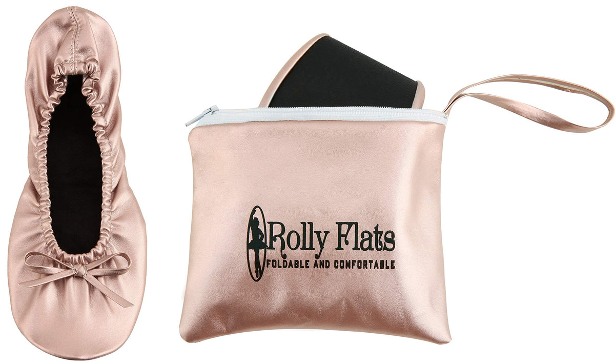 Women's Foldable Ballet Flats, Travel & Wedding Shoes, Fit in Your Purse