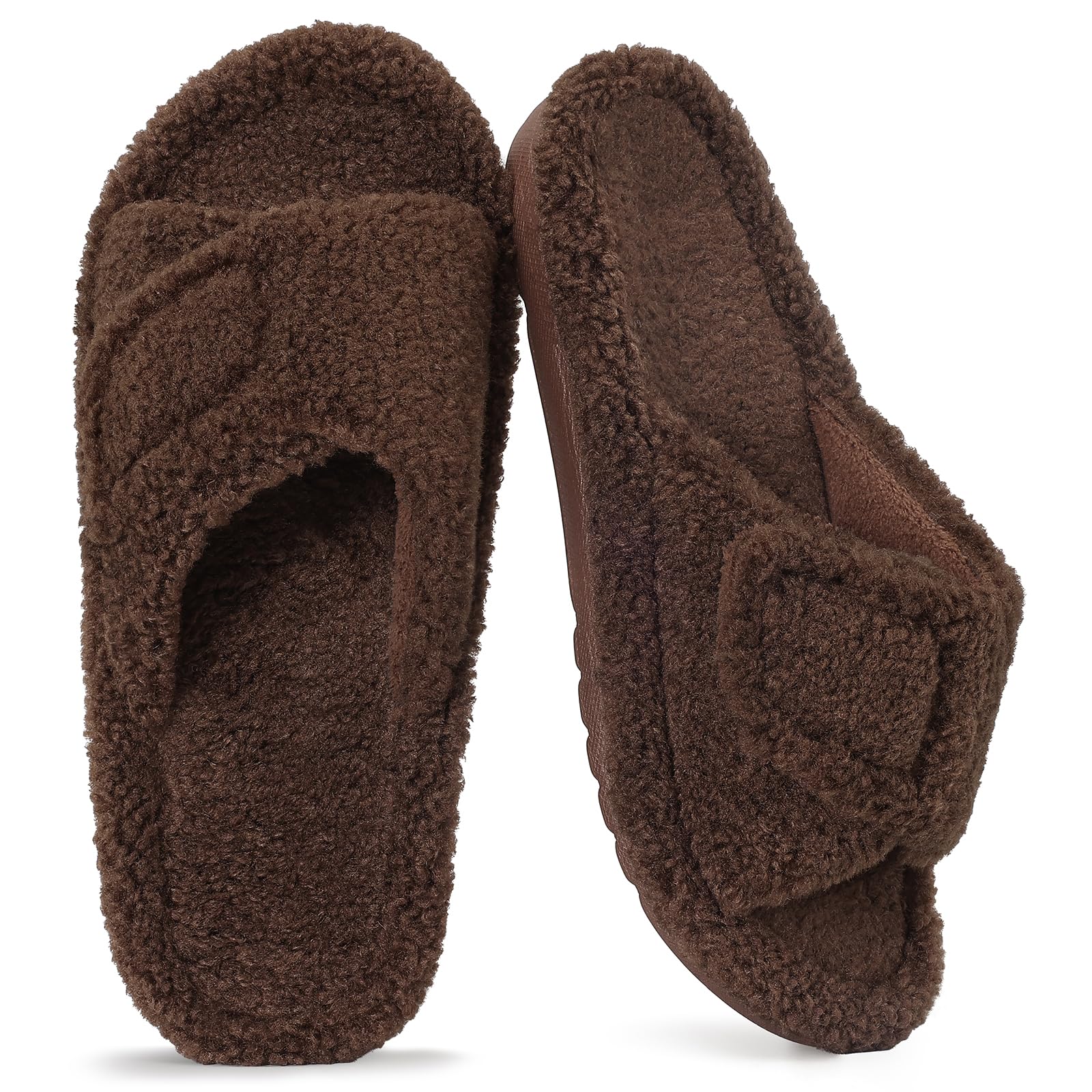 Unisex Orthopedic Slippers Arch Support Open Toe Shoes | Comfortable House Shoes Featuring Adjustable Straps, Cushioned Footbed and Soft Fit for Everyday Indoor and Outdoor Wear