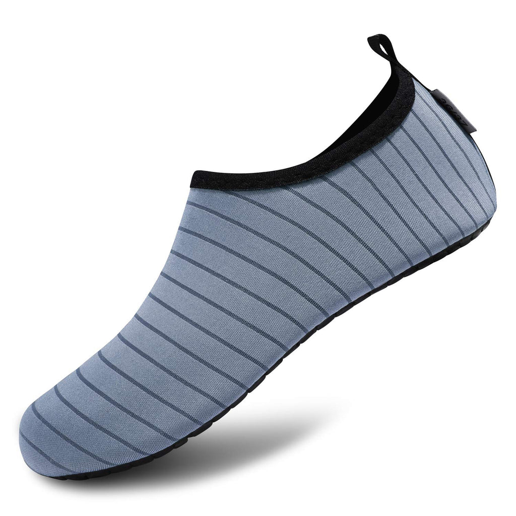 VIFUUR Water Shoes for Men Women Barefoot Quick Dry Aqua Socks Slip On | Lightweight, Breathable Upper, Flexible Sole, Drainage Design, Easy Slip-On Fit for Water Activities