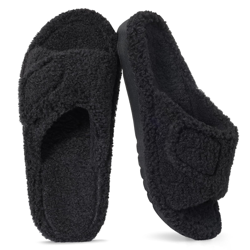 Unisex Orthopedic Slippers Arch Support Open Toe Shoes | Comfortable House Shoes Featuring Adjustable Straps, Cushioned Footbed and Soft Fit for Everyday Indoor and Outdoor Wear