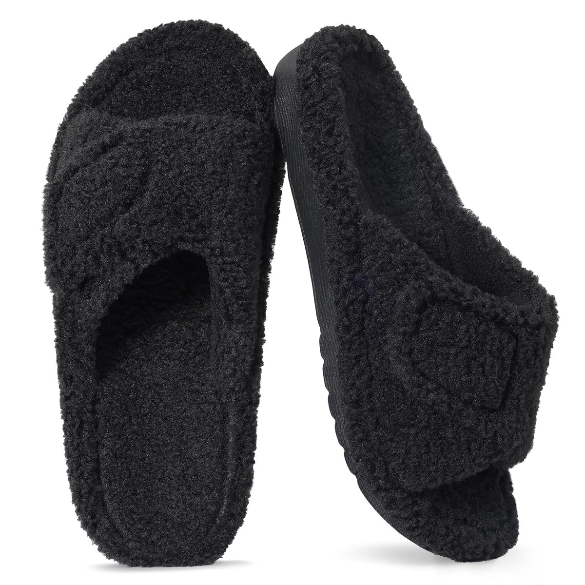 Unisex Orthopedic Slippers Arch Support Open Toe Shoes | Comfortable House Shoes Featuring Adjustable Straps, Cushioned Footbed and Soft Fit for Everyday Indoor and Outdoor Wear