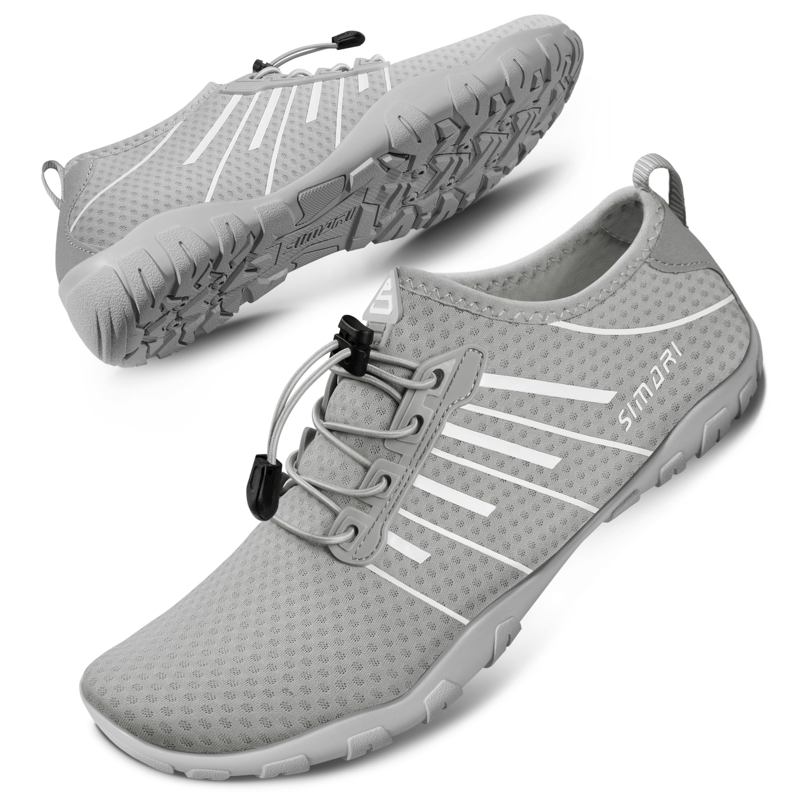 SIMARI Water Shoes for Women Men - Barefoot Quick-Dry Aqua Socks | Lightweight Swim Shoes for Surfing, Swimming, Beach Sports, Kayaking, Diving | Non-Slip Design