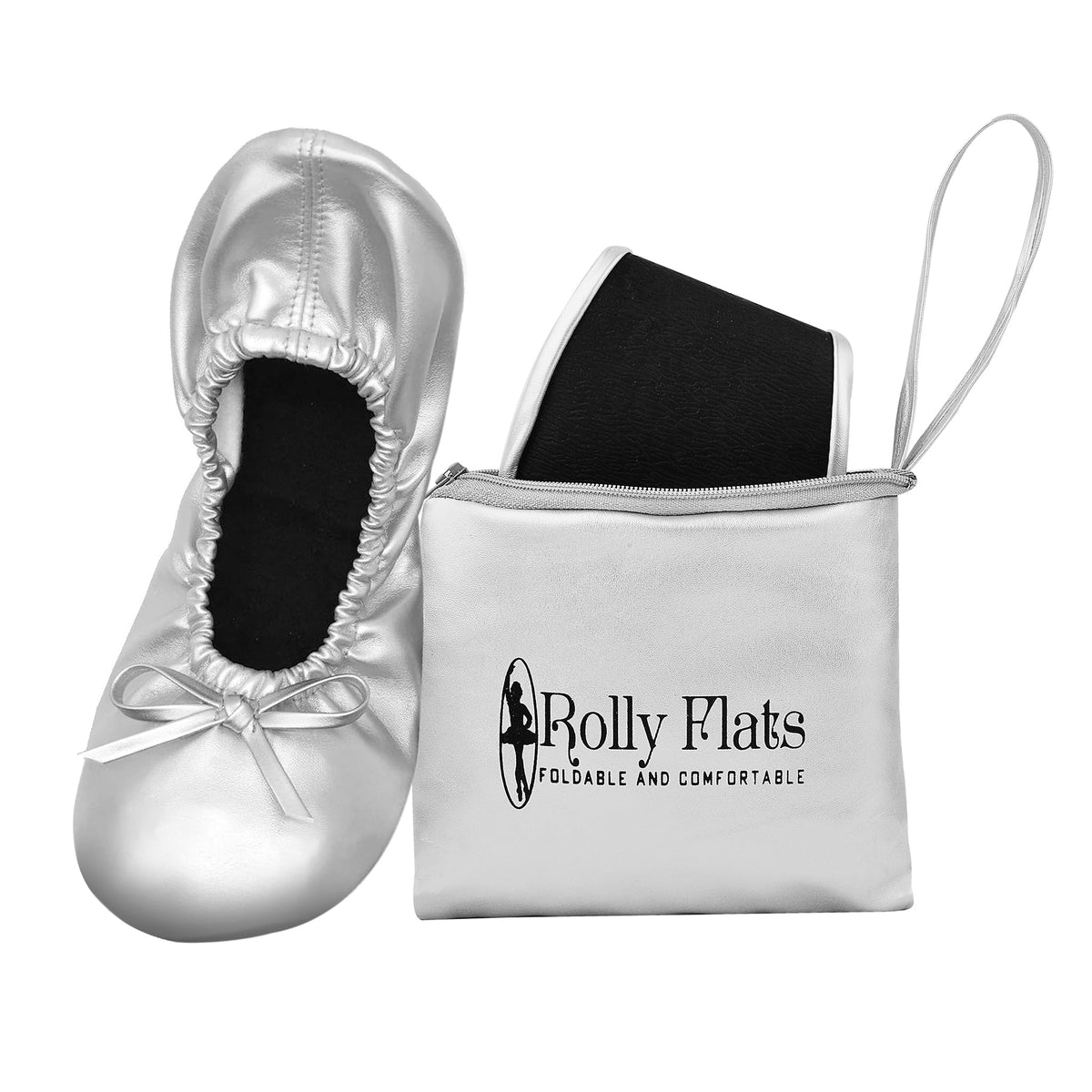 Women's Foldable Ballet Flats, Travel & Wedding Shoes, Fit in Your Purse