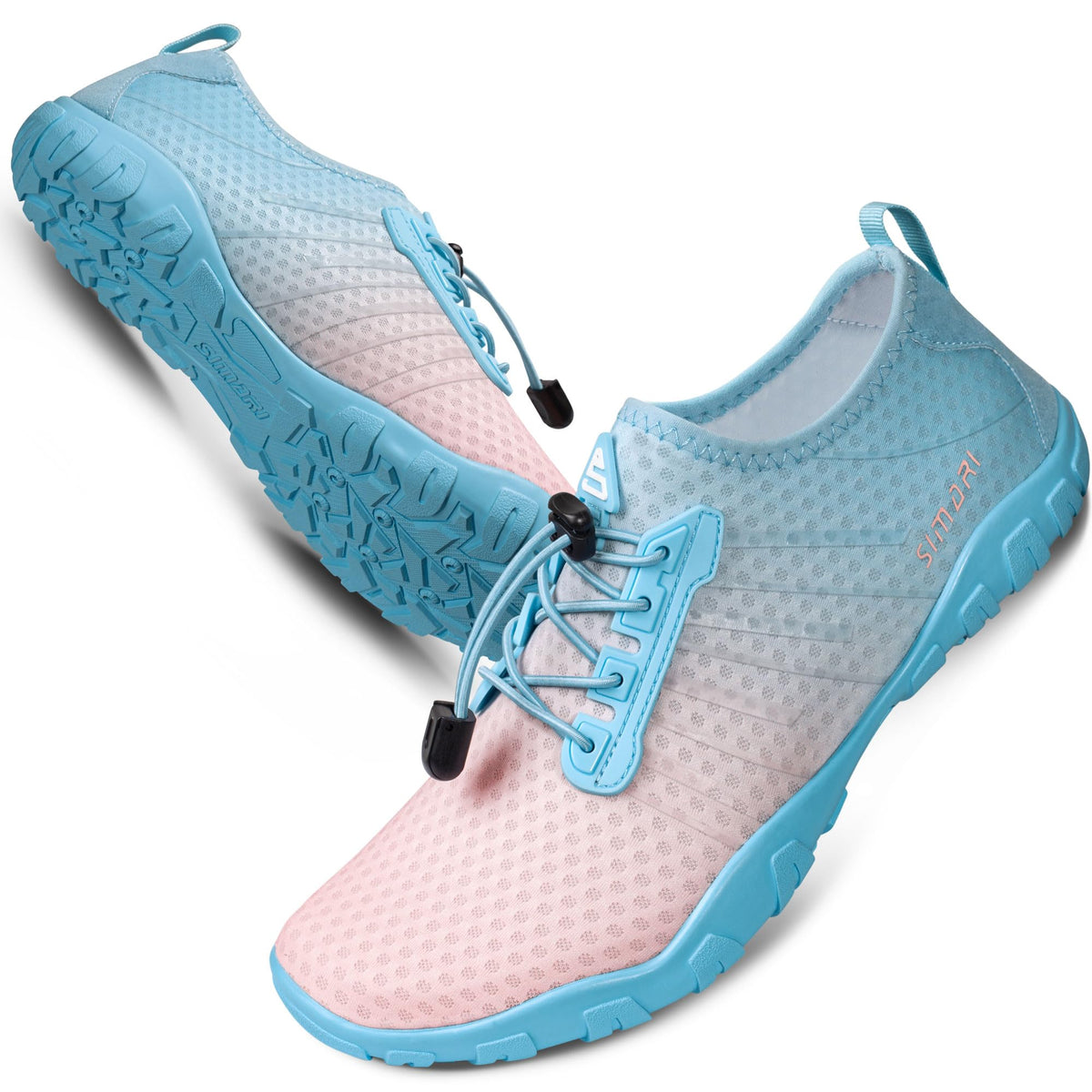 SIMARI Water Shoes for Women Men - Barefoot Quick-Dry Aqua Socks | Lightweight Swim Shoes for Surfing, Swimming, Beach Sports, Kayaking, Diving | Non-Slip Design