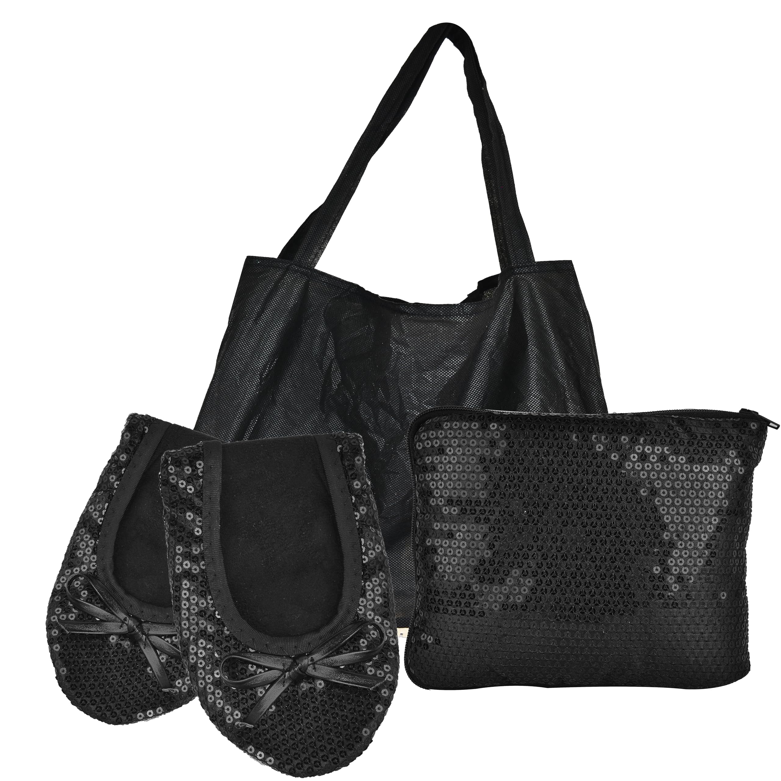 Women's Foldable Ballet Flats, Travel & Wedding Shoes, Fit in Your Purse