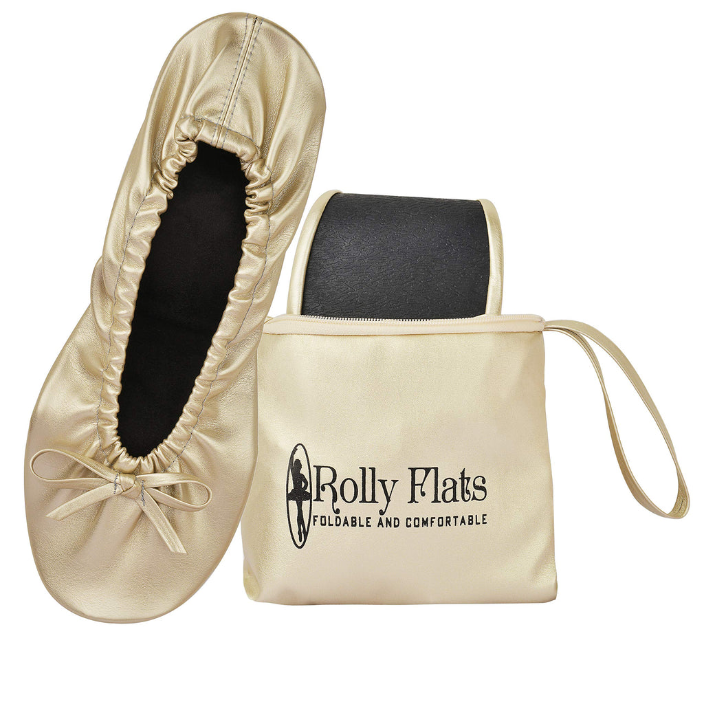 Women's Foldable Ballet Flats, Travel & Wedding Shoes, Fit in Your Purse